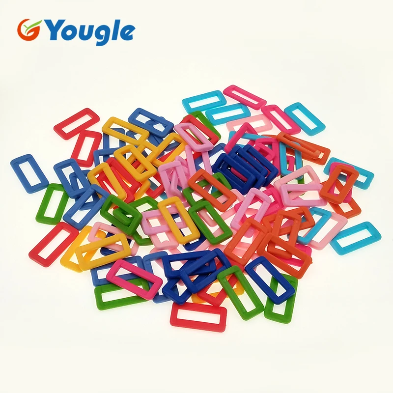 100 قطع YOUGLE 25 ملليمتر في الهواء الطلق Paracord مشبك قابل للتعديل أبازيم شنقا بوم/PA أبازيم ل حزام حقيبة Paracord اكسسوارات