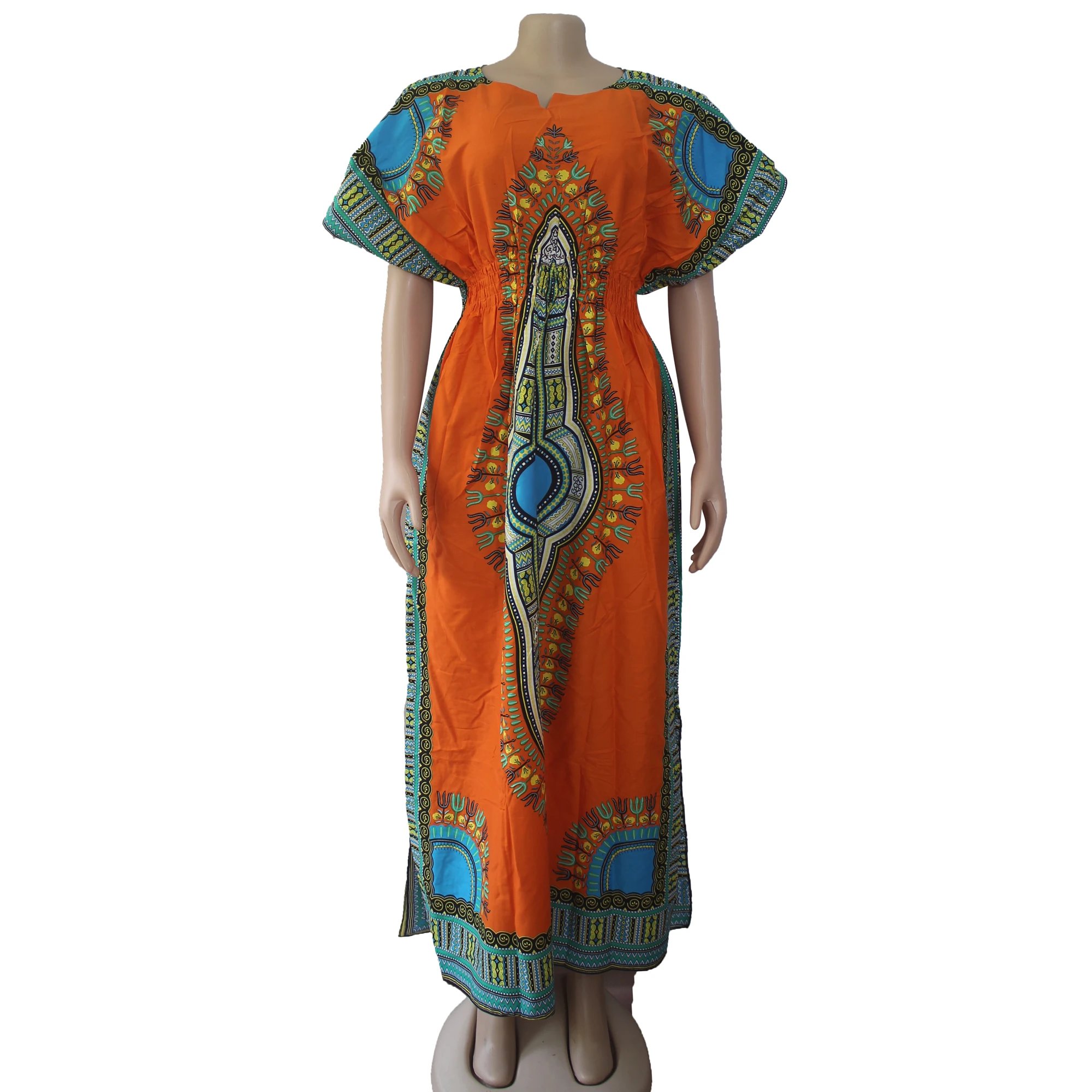 

Dashikiage 100% Cotton African Fashion Native Ankara Women dress