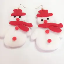 Милый дизайн личности последний стиль дешевые серьги Санта Клауса Лот Рождественский подарок драгоценность; ry