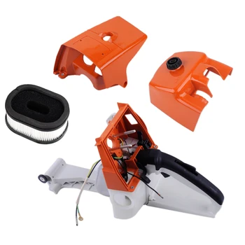 

LETAOSK Gas Fuel Tank Housing Filler Cap Rear Handle Fit For Stihl MS660 066 MS650 Chainsaw