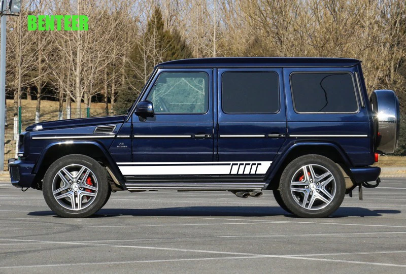2 шт. автомобильные лампы Mercedes benz AMG G63 G500 Edition G55 G65 W463|Наклейки на автомобиль| |