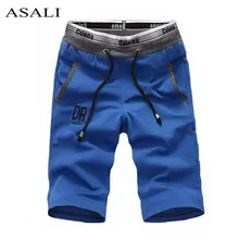 Мужской предмет одежды летние шорты-бермуды Masculina Fit Досуг Хлопок Спортивная одежда пляжные мужские шорты