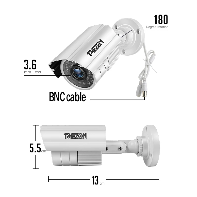 TMEZON 7 дюймов беспроводной WiFi смарт IP видео домофон система с 1200TVL проводной дверной звонок+ 2x1200TVL камера наблюдения