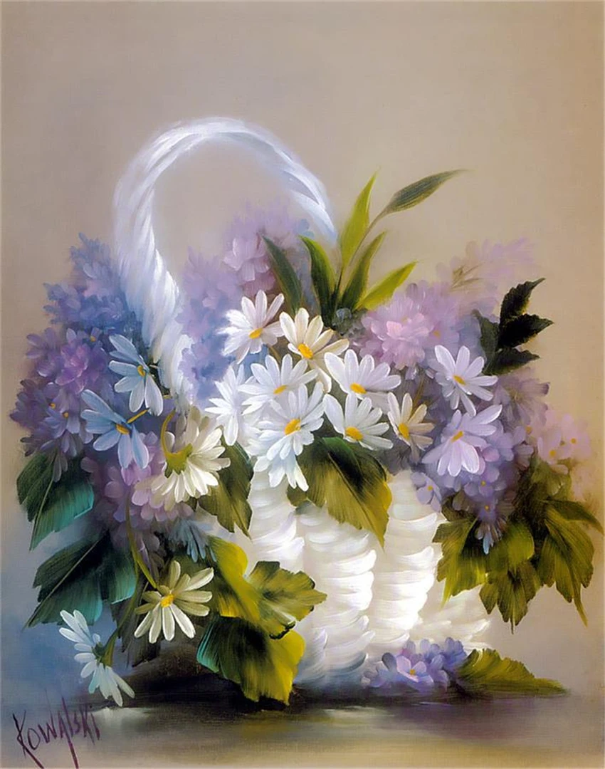 Acrylics Painting Flowers With Fred Lisaius Carla Sonheim Picugina Natalja Flowers Fantasy Art Deco Acrylic Painting