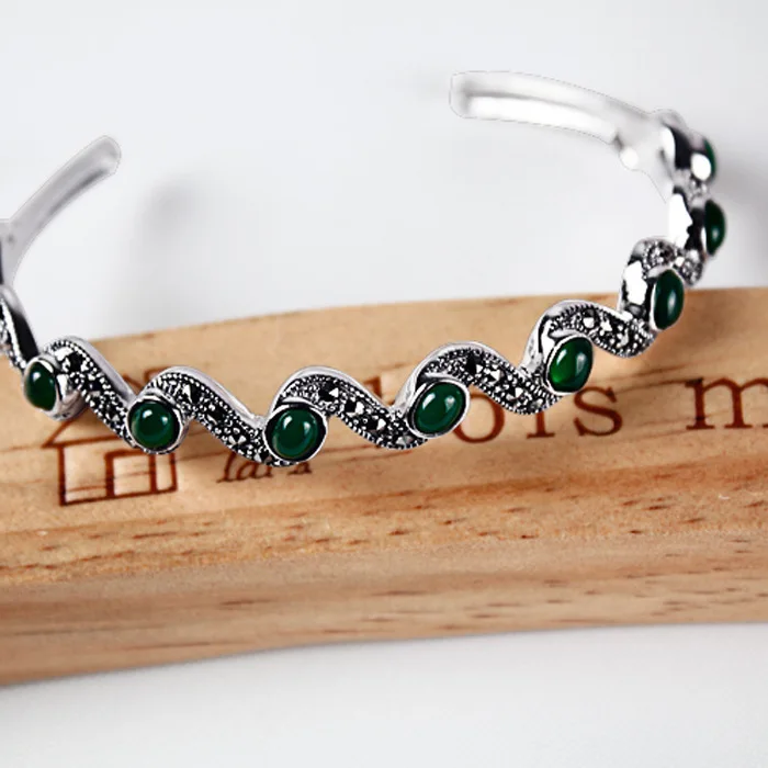 

2019 Viking Bracelet Bangle Feminina Love Bracelet Armbanden Voor Vrouwen Thai 925 Opening Steel Female Jewelry Japan And Korea