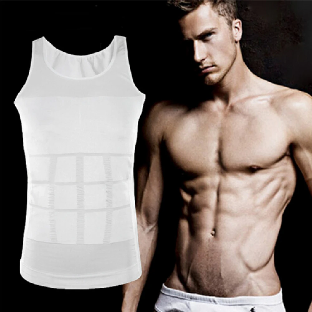 Hot sale Men casual Knitted Tank Tops male O Neck Shaper Vest Body