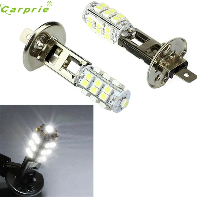 Car light 2PCS H1 HID led White 25 SMD 3528 LED Car Vehicle Fog Head