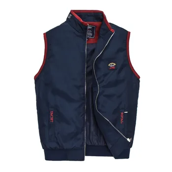 

men's vest Brand clothing Tace&shark Men's coat vest Hooded Vest Leisure Rich billionaire