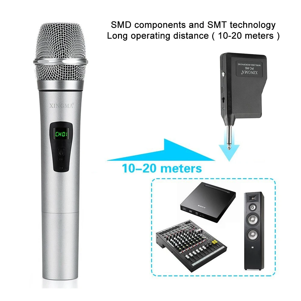 wireless handheld microphone 10