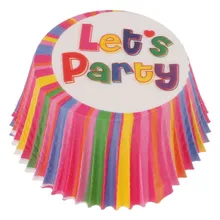 100 шт./компл. вырезать Рождество, день рождения, свадебные украшения торта бумажные приспособления формы для выпечки кексов