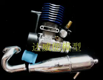 

HSP part 02060 Engine 18CXP (taiwan) & meter exhaust pipe For 1/10th RC Buggy Car Truck
