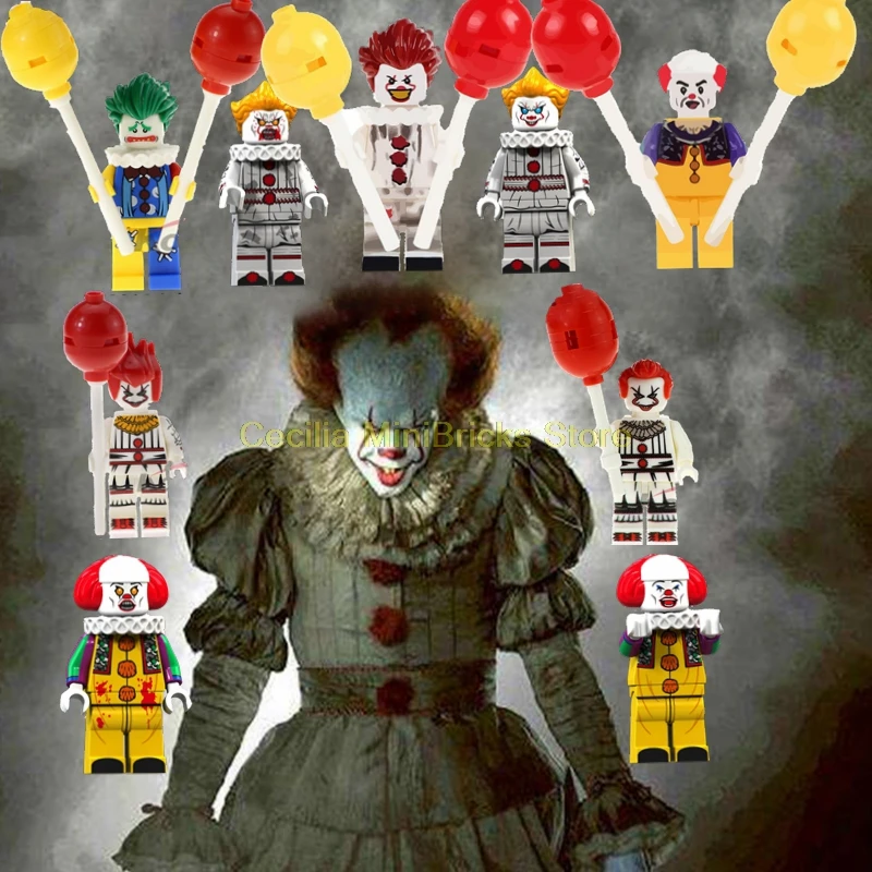 

Legoing Movie Halloween Stephen King's It Pennywise Captain Marvel Building Blocks Model Compatible With Legoings Figures Toys