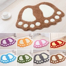 40 * 60 cm Foot Print Bath Mats Non-slip Bathroom Water Absorption Carpet Mat Toilet Bathroom Rug Bath Pad Microfiber Mini Mats 40 * 60 cm Foot Print Bath Mats Non-slip Bathroom Water Absorption Carpet Mat Toilet Bathroom Rug Bath Pad Microfiber Mini Mats
