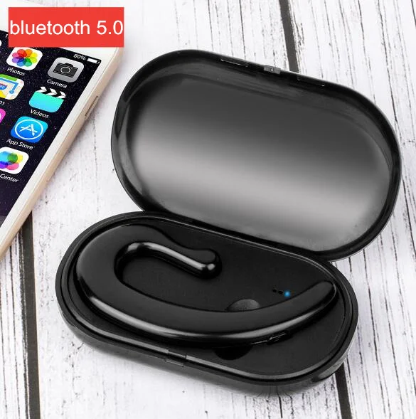 

NEW sports Wireless Bluetooth Headset Ear Hook Painless Bone Conduction headphone Stereo Earbuds For Phone Earphones Mic