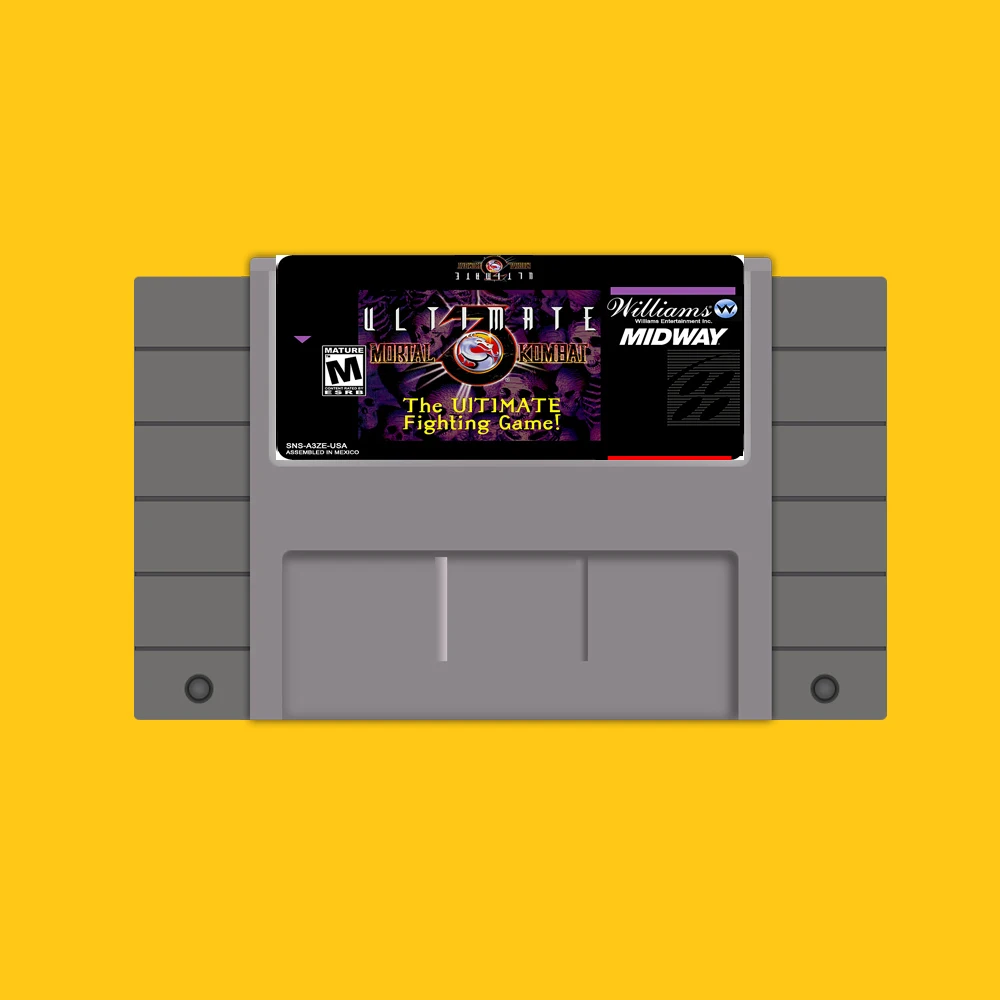 Хит продаж 46 контактный 16 битный игровой картридж NTSC Ultimate Mortal Kombat 3|ultimate mortal