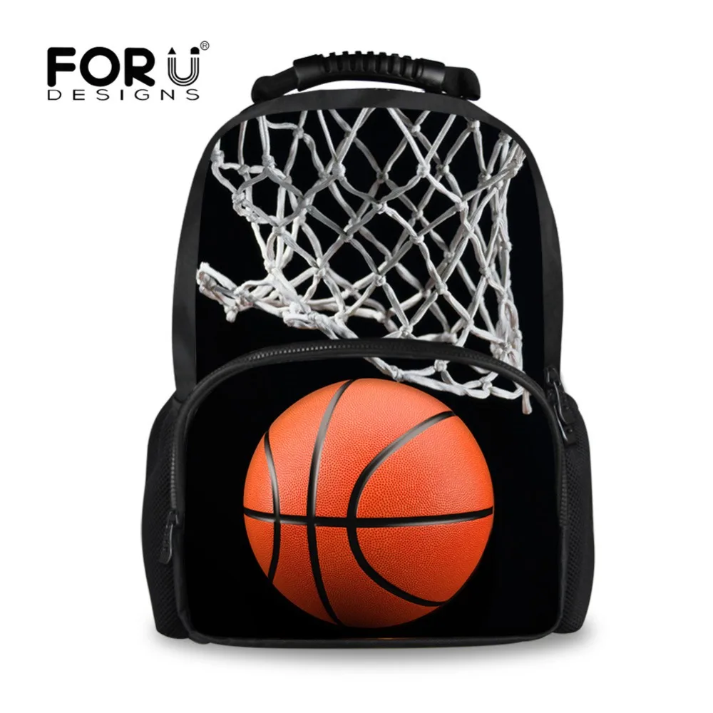 

FORUDESIGNS Backpack Men Basket-ball Printing School Backpacks For Teenagers Man Students Bookbag Boys Satchel Shoulder Bag High