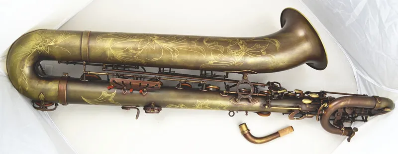 Taiwan MUSEADF Baritone саксофон SDY-906GF модель античная медь моделирование латунь Профессиональная игра Eb Saxofone