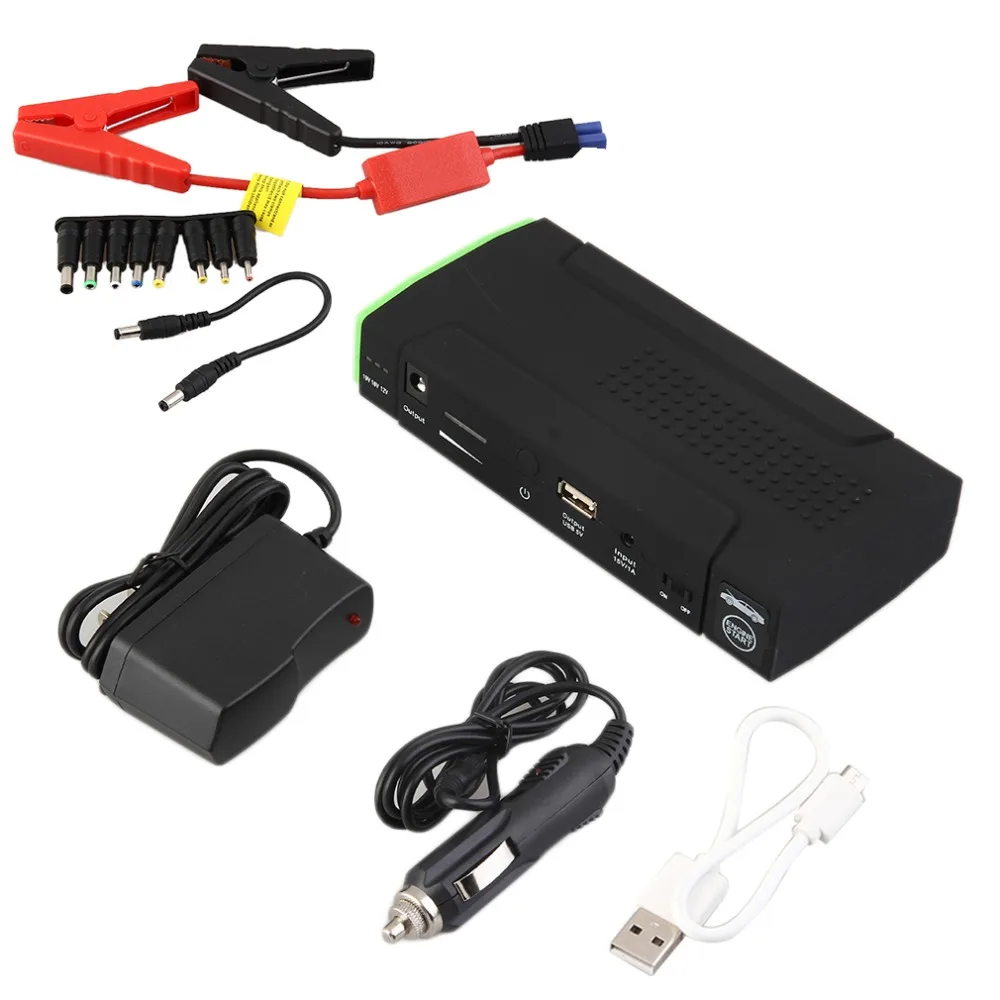 Car Jump Starter 50800mAh 12V Single Light Car Vehicle Multifunction Booster Power Bank Portable Current Battery Charger