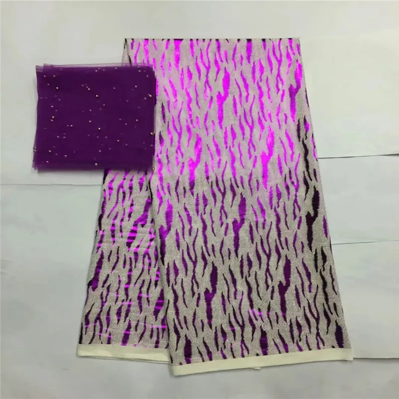 

Hot selling satin silk fabric 5+2 yards/lot colorfast Nigrian design African wax pattern satin silk fabric for clothing LXE12283