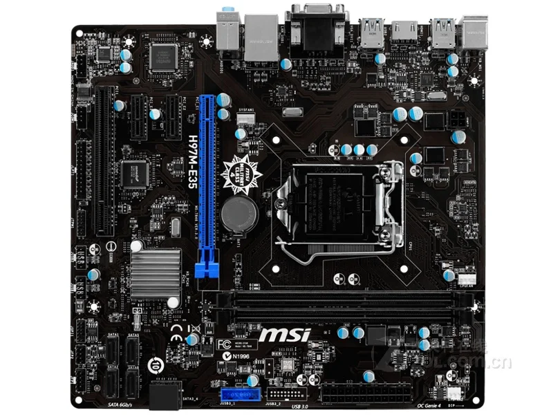 

original motherboard MSI H97M-E35 H97 LGA 1150 DDR3 i3 i5 i7 DDR3 32G SATA3 USB3.0 free shipping