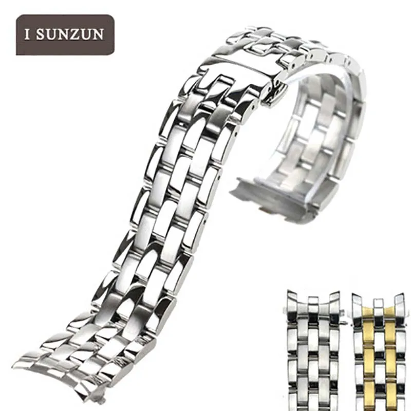 Ремешок ISUNZUN из нержавеющей стали для часов Tissot 1853 T97 R463 316 мужские и женские часы