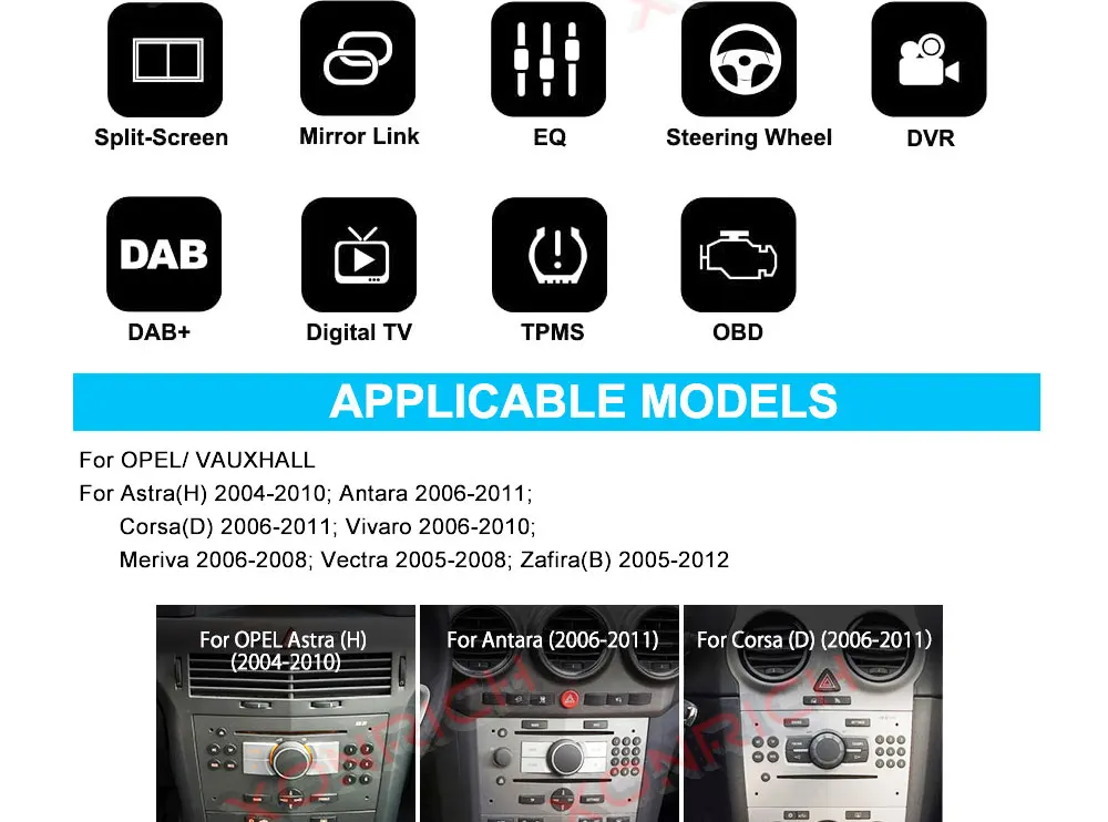 Flash Deal AutoRadio 2 Din Car DVD Player Stereo Radio  For Opel Astra H Vectra C Zafira b Corsa C D G Meriva Vivaro Antara GPS Navi 8