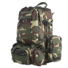 50L Multifunción Molle Camuflaje Táctico Mochila para Bolsas de Deporte Al Aire Libre Escalada Camping Senderismo Deportes Escalada Caza Bolsa