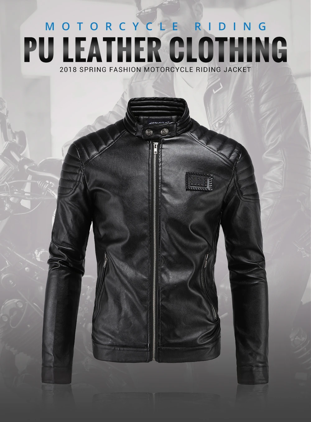 HEROBIKER мотоциклетная куртка из искусственной кожи Мужская винтажная Ретро мото искусственная Панк кожаные куртки одежда для мотоцикла пальто приталенный Размер