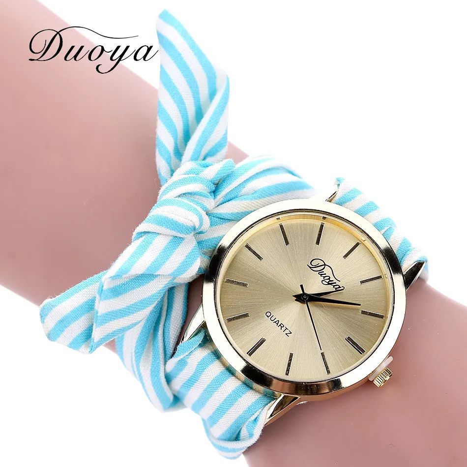 

2019 Fashion Women's Flower Star Bow Bracelet Wristwatch Scarf Band Party Gofuly Dress Watch Casual Clock Relogio Feminino #D