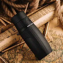 Telescopio Monocular impermeable, compacto y portátil, para acampar, Prisma Bak4, antideslizante, 10x25