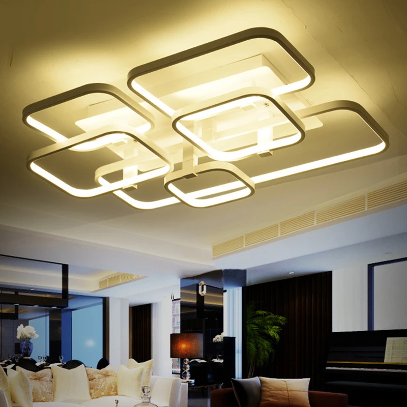 modern ceiling lights 106w acrylic led living room bedroom luminaria lighting lamparas techo led ceiling lamps modern fixtures lampara techo led ceiling lamp modernceiling lamps modern aliexpress