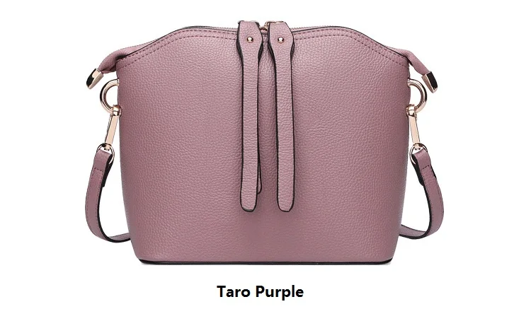 MJ Bag Ladies Genuine Leather Messenger Bag Female Real Leather Cowhide Shell Bags Womens Crossbody Shoulder Bags Solid Small (14)