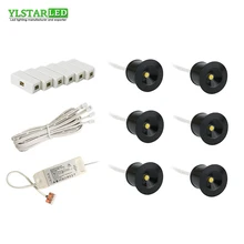 YLSTAR AC85-265V встраиваемый 6x3 W светодиодный мини-прожектор набор, 2 года гарантии светодиодный мини потолочные светильники набор для дома