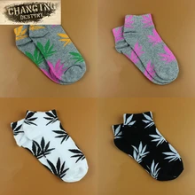 20 Colors Cotton Germany s Harajuku Skateboard Hip Hop Maple Leaf Socks Women s Street Boat