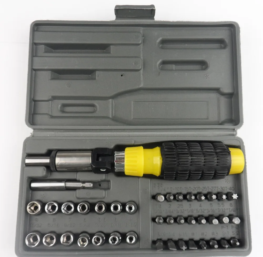 41PCS Multi Function combination toolbox Home Tool Kit Screwdrivers Set Repair Tools | Инструменты