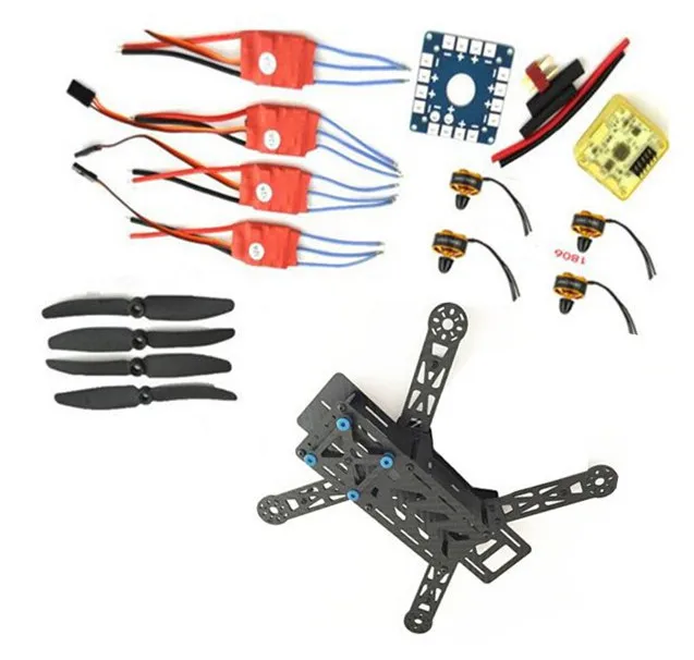 

ZMR250 Pro Carbon Fiber Combo 1806 2400KV Motor Simonk 12A ESC CC3D GF5030