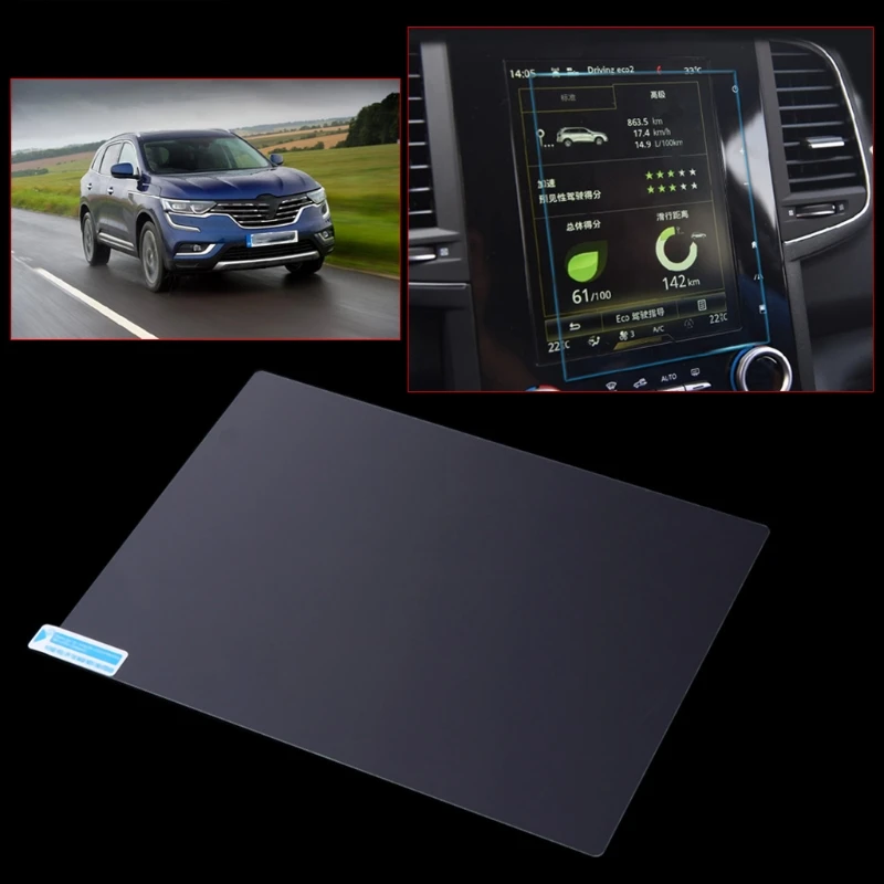 

Hot New 8.7 inch Auto Car GPS Navigation Tempered Glass Screen Protective Film Cover Case For Renault Koleos 2017