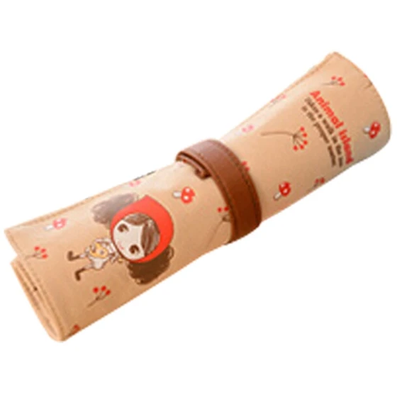 PPYY NEW Pencil case is font b big b font capacity canvas contracted coils of pencil