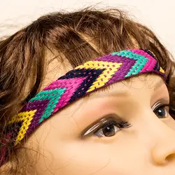 Высокое качество Винтаж богемный Этническая вышивка цветок оголовье для женщин девушки резинка для волос ретро аксессуары для волос