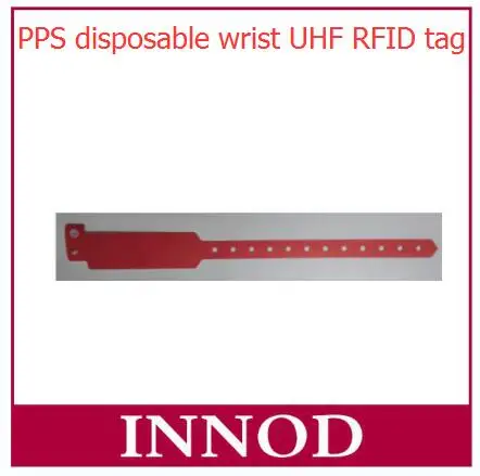 Красочный Дизайн PPS материала кнопку чужой H3 одноразовые запястье UHF RFID Браслет RFID метки с многоразовые запястье