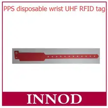 Красочный Дизайн PPS материала кнопку чужой H3 одноразовые запястье UHF RFID Браслет RFID метки с многоразовые запястье