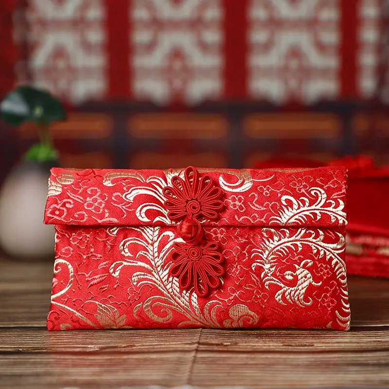 Китайский новогодний красный конверт, заполняющий деньги, Китайская традиционная хунбао, подарок, подарок на свадьбу, красный конверт, подарок на день рождения - Цвет: 17