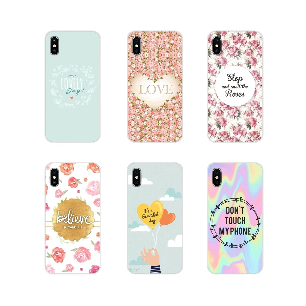

For Samsung Galaxy S4 S5 MINI S6 S7 edge S8 S9 S10 Plus Note 3 4 5 8 9 Have A Nice Day Accessories Phone Cases Covers