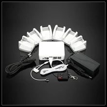 6 порт в 1 охранный сигнальный дисплей системы с акриловой подставкой и пульт дистанционного управления для телефона/планшета/Оборудование для psp/MP4, 5