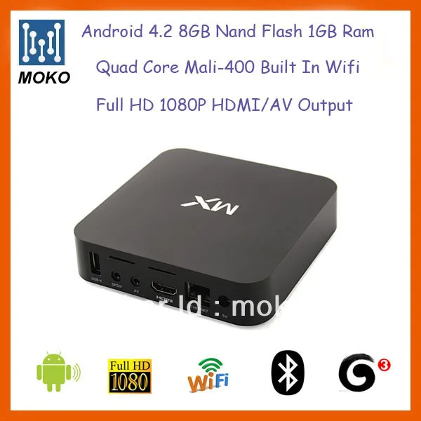 Remote control set top box 3G 3D wifi dual core android 4.2 smart tv | Электроника
