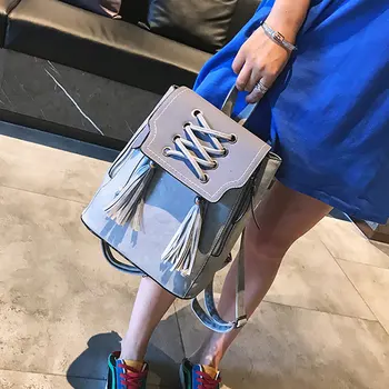 

Tonny Kizz Vintage Backpack Women Tassel School Bags For Teenage Girls Leather Backpack Female Bagpack Travel Mochila Feminina