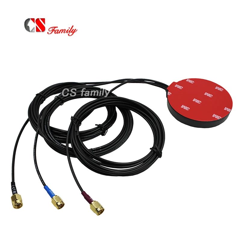 

New Antennas 3G 4G WIFI GPS Combo Outdoor Antenna IP67,wifi-Reserve polarity sma male(inner hole)/LTE/GPS-sma male inner pin