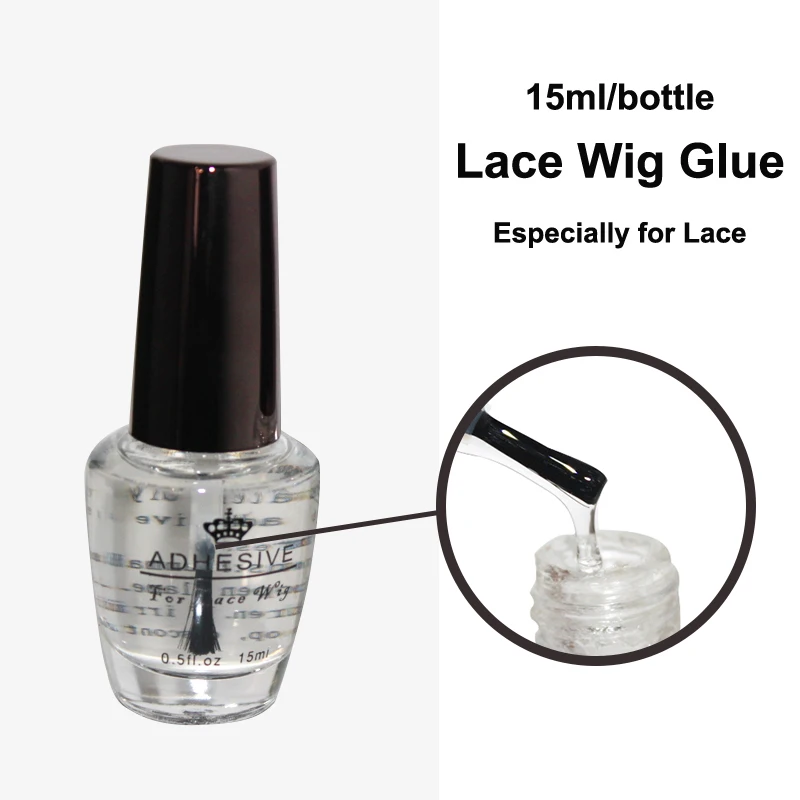 

PROMOTION!!!!2 bottle 0.5 OZ/ 15ml lace wig adhesive/glue solution for beauty salon use 2PCS/LOT super adhensive hair glue