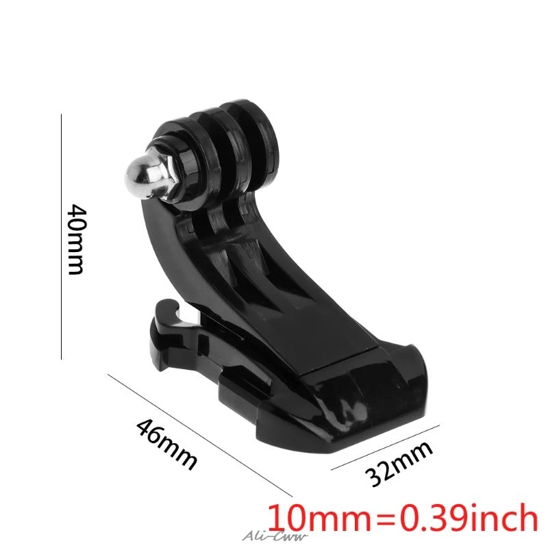 

2pcs J Hook Buckle Chest Strap Belt Helmet Base Mount for GoPro Hero 7 5 6 Black 4 Session Xiaomi Yi 4K Sjcam Camera Accessories