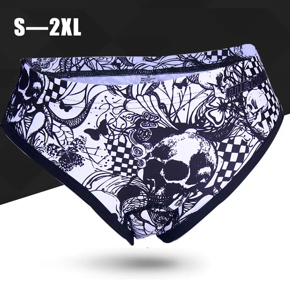 Skull Style Breathable Shock Absorption Bike Riding Cycling Underwear Cycling Underpants For Women